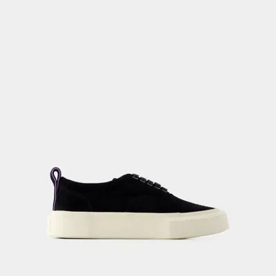 Eytys Mother Ii Sneakers -  - Suede - Black In Black