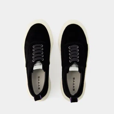 Eytys Mother Ii Sneakers -  - Suede - Black In Black