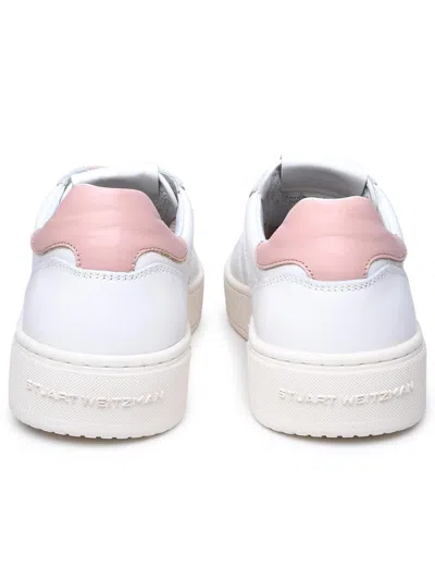 Stuart Weitzman Sneaker With Logo In White