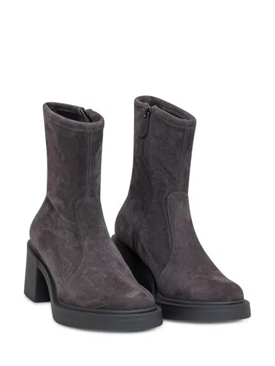 Roberto Festa Suede Ankle Boots In Grey