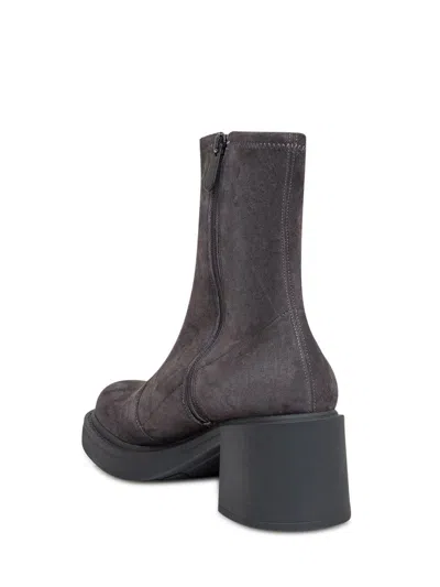 Roberto Festa Suede Ankle Boots In Grey