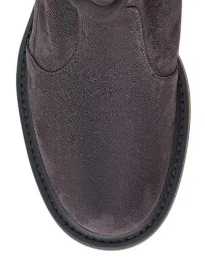 Roberto Festa Suede Ankle Boots In Grey