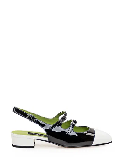 Carel Paris Patent Leather Mary Jane Pumps With Double Buckle In Black