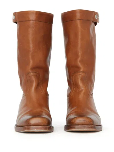Isabel Marant Ademe Havana Biker Boot In Brown