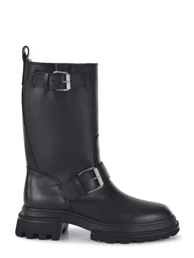 Hogan 10-storey Biker Boot In Black