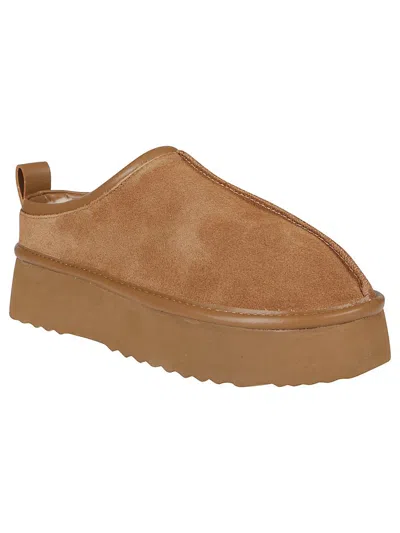 Hoor Mars Platform Mules In Brown