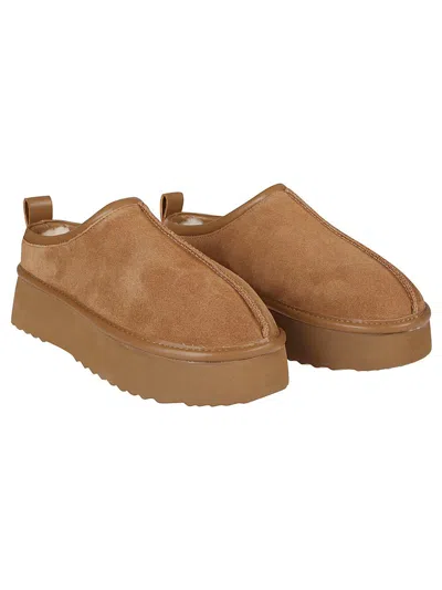 Hoor Mars Platform Mules In Brown