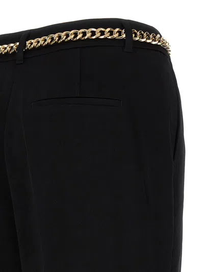 Michael Kors Straight-leg Tailored Trousers In Black