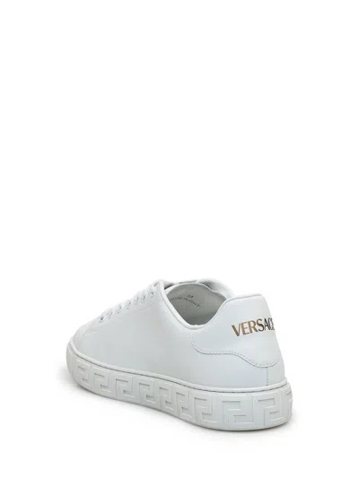 Versace Greca Eco Leather In White