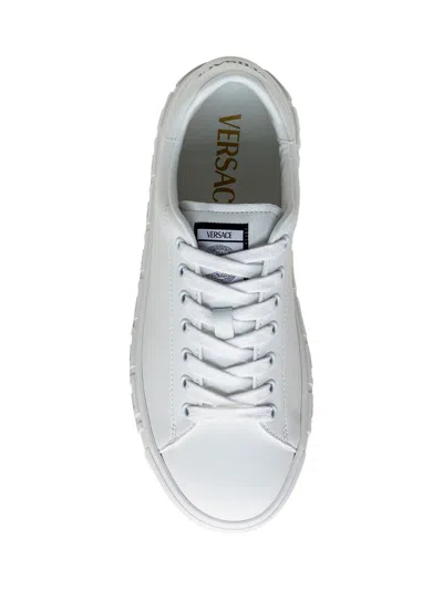Versace Greca Eco Leather In White