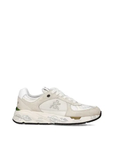 Premiata Sneakers  Woman Color Beige In White