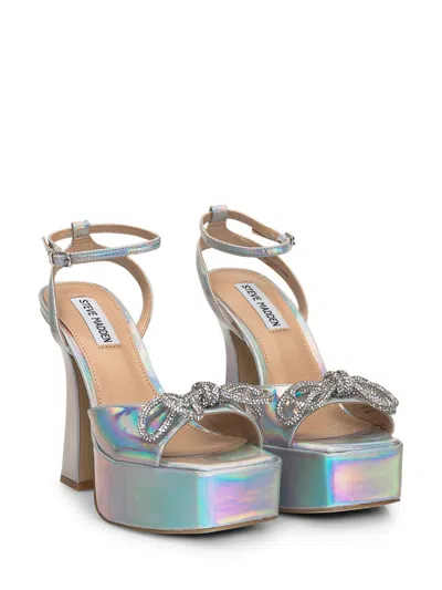 Steve Madden Darla Platform Sandal In Silver