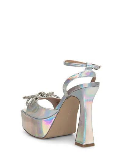 Steve Madden Darla Platform Sandal In Silver