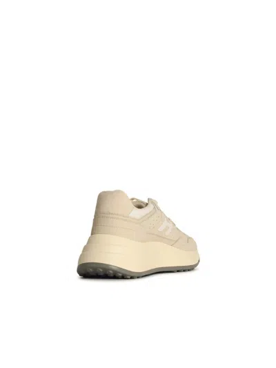Hogan H669 Ivory Leather Sneakers In White