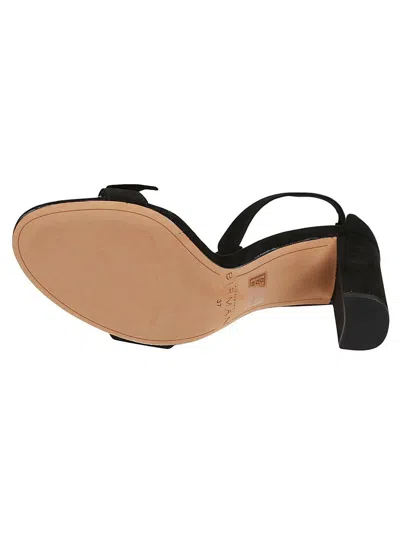 Alexandre Birman Women's Clarita Suede Block Sandal In Black In Black