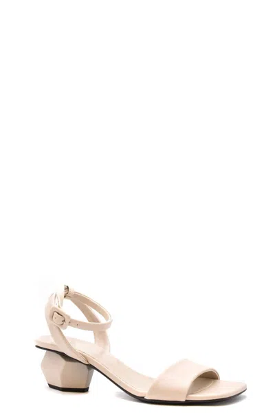 Giuseppe Zanotti Leather Sandals In Beige