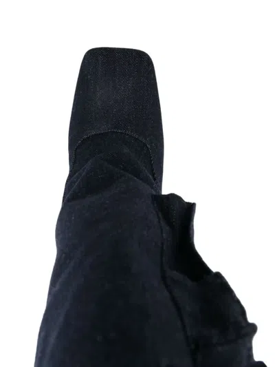 Attico Sienna Tube Boot 105mm In Blue