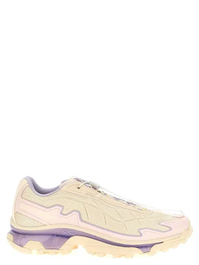 Salomon Slate Xt Mesh Sneakers With Contrast Sole In Multicolor