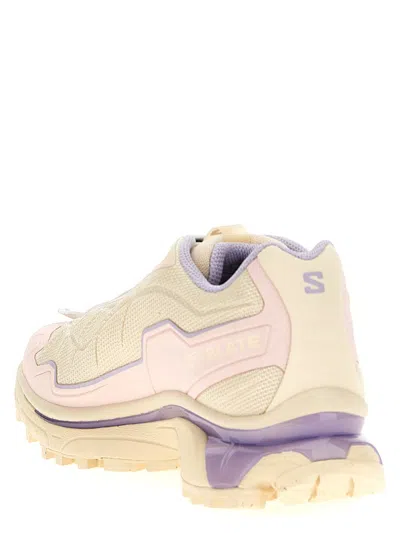 Salomon Slate Xt Mesh Sneakers With Contrast Sole In Multicolor