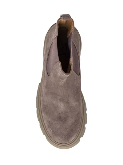 Ennequadro Boot Crust In Brown