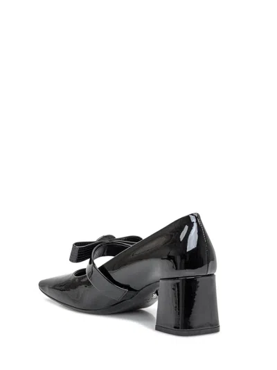 Shop Versace Broad Heel Pumps In Black