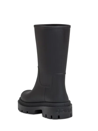 Off-white Reboot Rainy Days Sneakers - Off White - Leather - Black In Black