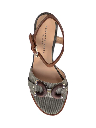 Roberto Festa Alice Sandal In Beige