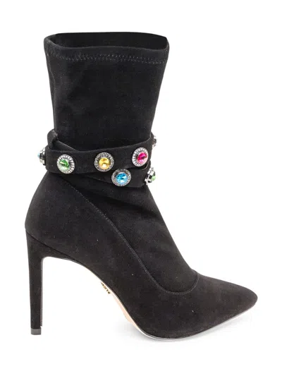 Kurt Geiger Sofia Suede Boots In Black
