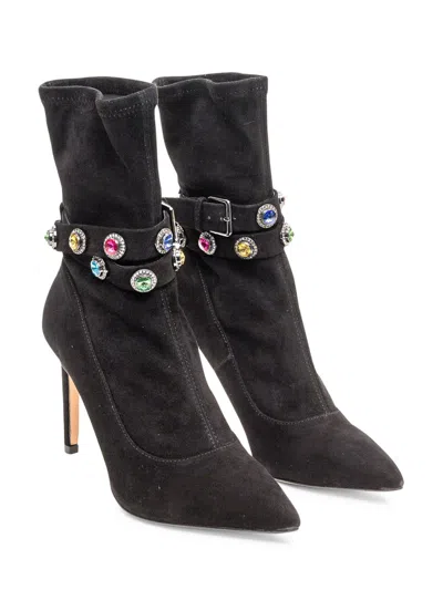 Kurt Geiger Sofia Suede Boots In Black