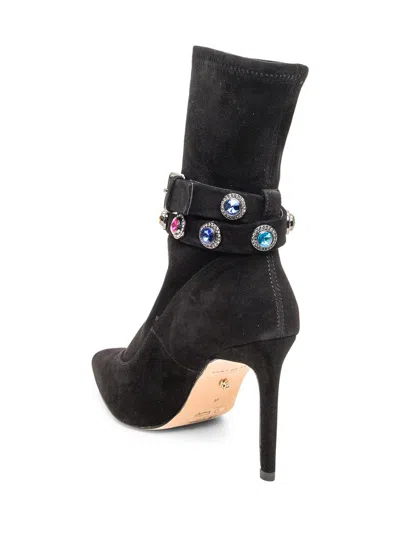 Kurt Geiger Sofia Suede Boots In Black