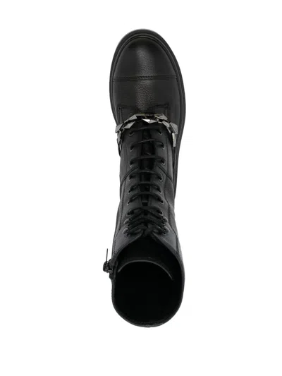 Shop Jimmy Choo Nari Flat Shoes In Black