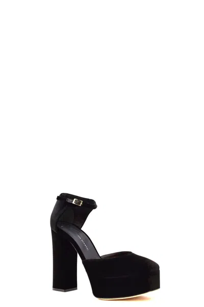 Giuseppe Zanotti Guendaline Suede Platform Pumps In Black