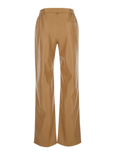 Twinset Twin-set Trousers In Brown