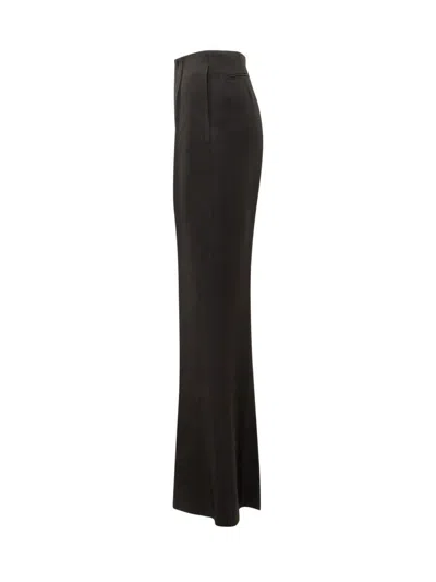 Calcaterra High-waisted Trousers In Black
