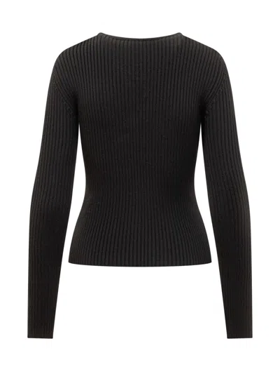 Giuseppe Di Morabito Rhinestones Jersey In Black