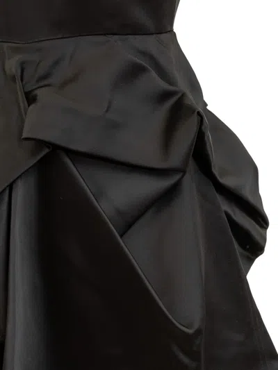 Jw Anderson Peplum Mini Dress In Black