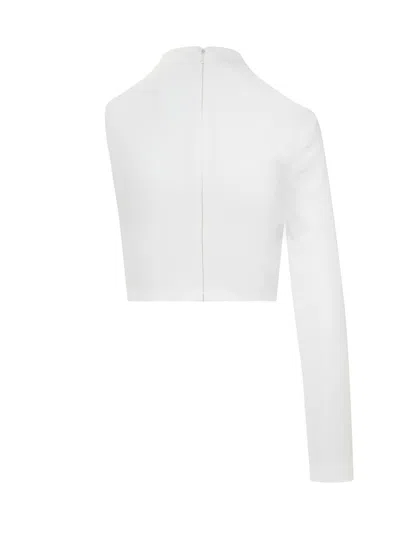 Monot Top Circle Cut-out In White