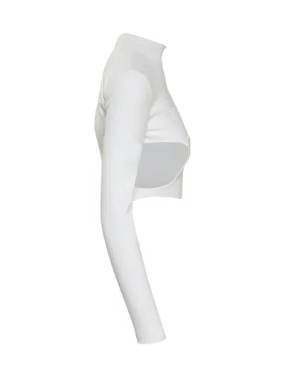 Monot Top Circle Cut-out In White