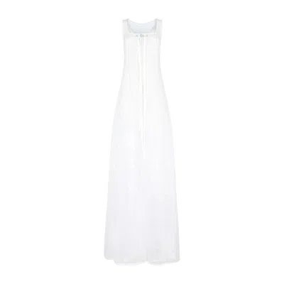 Jacquemus La Robe Dentelle Gown In White