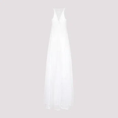 Jacquemus La Robe Dentelle Gown In White