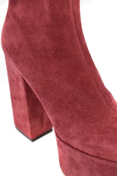 Paris Texas Booties In Burgundy