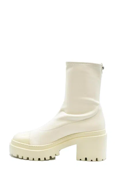 Giuseppe Zanotti Multicolor Leather Ankle Boots With Block Heel In Neutral
