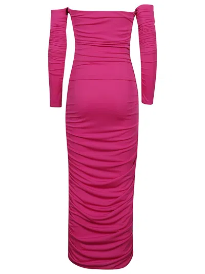 The Andamane Linda Stretch Jersey Midi Dress In Multicolor