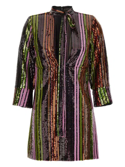 Dsquared2 Disco Queen Sequin-embellished Minidress In Multicolor