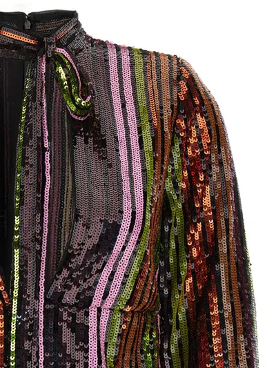 Dsquared2 Disco Queen Sequin-embellished Minidress In Multicolor