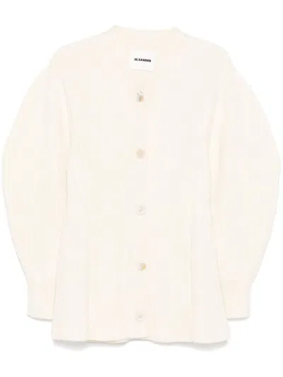 Jil Sander Sweaters In White