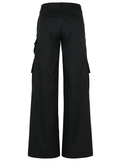 Off-white Toybox Logo-embroidered Cargo Pants In Wool In Black