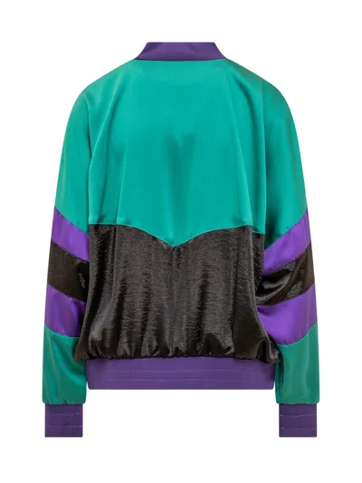 Dsquared2 Colour-block Bomber Jacket In Multicolor