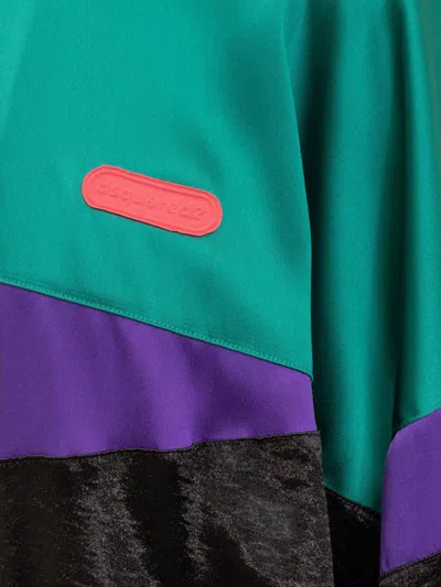 Dsquared2 Colour-block Bomber Jacket In Multicolor