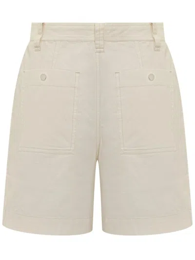 Isabel Marant Étoile Off-white Kynan Shorts In White